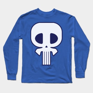 Blue Skull Long Sleeve T-Shirt